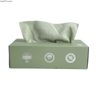Hộp 20 Khăn Lau Bếp Rút Tiện Lợi - Siêu Thấm Hút, Tái Sử Dụng, Giá 32.000