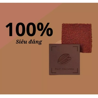 Hộp 24 cái Socola đen 100% nguyên chất không đường - Kẹo ca cao ăn kiêng 120g