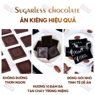 Hộp 24 Thanh Socola Thanh Đen Đắng Nguyên Chất Không Đường 5 Cấp Độ Giá 18.000đ 6 Hộp 24 Thanh Socola Thanh Đen Đắng Nguyên Chất Không Đường 5 Cấp Độ Giá 18.000đ 6