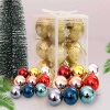 Hộp 24/12/6 Trái Noel 2.023 - Bông, Mờ, Kiểu, Kim Tuyến Trang Trí Giáng Sinh Giá 32k 3