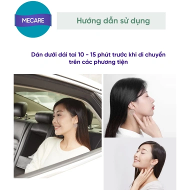 Hộp 36 miếng dán chống say tàu xe - Giảm buồn nôn, chóng mặt nhanh, hiệu quả ngay Mecare 82.000₫ 4