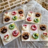 Hộp 4-6 Ngăn Thấp Nắp Mica Đựng Bánh Mochi và Mousse - Giá Tiết Kiệm 17.510₫ 2