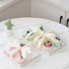 Hộp 4-6 Ngăn Thấp Nắp Mica Đựng Bánh Mochi và Mousse - Giá Tiết Kiệm 17.510₫ 3