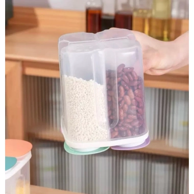 Hộp 4 ngăn tháo rời bảo quản hạt, mì khô, ngũ cốc – Giá 26.000đ 5 Hộp 4 ngăn tháo rời bảo quản hạt, mì khô, ngũ cốc – Giá 26.000đ 5