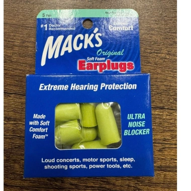 Hộp 5 Đôi Nút Bịt Tai Chống ồn Mack's Soft Foam Giảm Giá 20% Giúp Ngủ Ngon 7