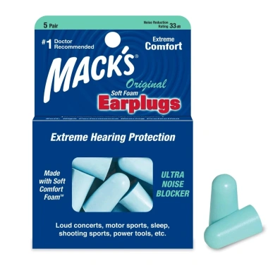 Hộp 5 Đôi Nút Bịt Tai Chống ồn Mack's Soft Foam Giảm Giá 20% Giúp Ngủ Ngon 8