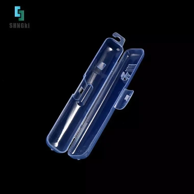 Hộp bảo quản bàn chải đánh răng trong suốt du lịch di động, vệ sinh phòng tắm SHNGki 7