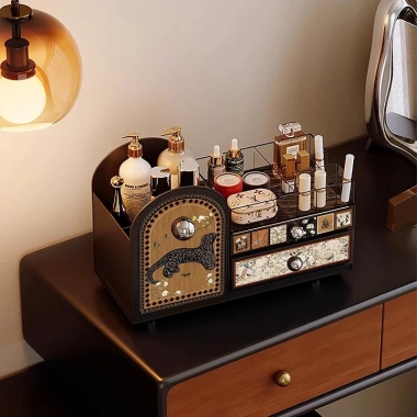 Hộp bảo quản mỹ phẩm cao cấp tích vanity sang trọng, tổ chức trang điểm đa năng – giảm giá 20%