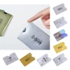 Hộp chặn NFC DYRUIDOJ 10 chiếc nhôm chống trộm, sạc lại RFID, bảo vệ thẻ ID 4