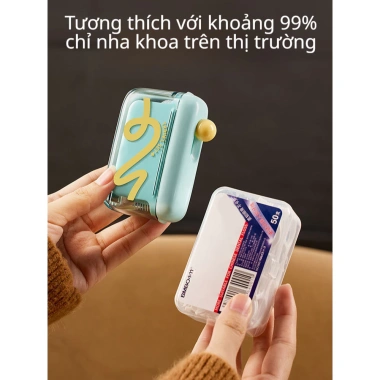 Hộp Chỉ Nha Khoa Tự Động Bật Đa Ba An Bỏ Túi Tiện Dụng Dụng Cụ Vệ Sinh Răng Cá Nhân Cho Mọi Người