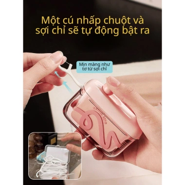 Hộp Chỉ Nha Khoa Tự Động Bật Đa Ba An - Tiện Dụng, Thời Trang, Bỏ Túi, Dụng Cụ Vệ Sinh Răng Giá Chỉ 170.5K