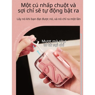 Hộp Chỉ Nha Khoa Tự Động Bật Đa Ba An - Tiện Dụng, Thời Trang, Bỏ Túi, Dụng Cụ Vệ Sinh Răng Giá Chỉ 170.5K