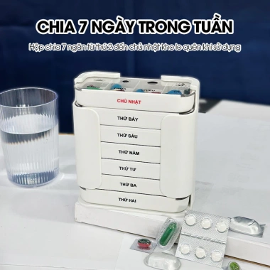 Hộp chia thuốc 7 ngày 4 buổi LADOHOME LH-2.039 nhựa ABS bền bỉ, an toàn, tiện dụng cho công việc và du lịch - Giá chỉ 55.000đ 6