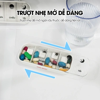 Hộp chia thuốc 7 ngày 4 buổi LADOHOME LH-2.039 nhựa ABS bền bỉ, an toàn, tiện dụng cho công việc và du lịch - Giá chỉ 55.000đ 8