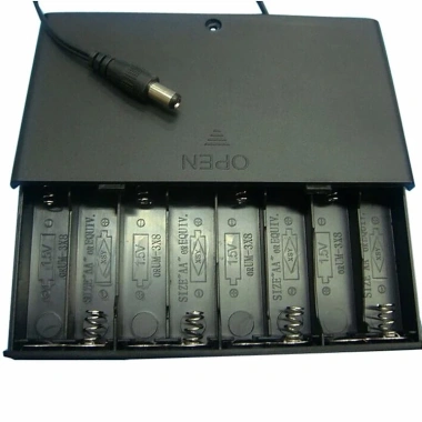 Hộp Chuyển Đổi 8 Pin AA 1.5V sang Nguồn 12V, Freeship, Giá 55K, Độ Ổn Định Cao