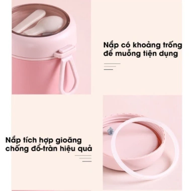 Hộp Cơm Giữ Nhiệt Inox 304 Thép Không Gỉ - An Toàn, Đủ Kích Thước, Giá 128.000₫