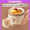 Hộp cơm giữ nhiệt MEN SỨ Changhome+ an toàn, chống tràn, dùng lò vi sóng 97.000₫