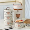 Hộp cơm giữ nhiệt Men Sứ Changhouse – Quay lò vi sóng, chống tràn canh, tặng sticker, chỉ 99.000₫ 9