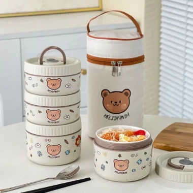 Hộp cơm giữ nhiệt Men Sứ Changhouse – Quay lò vi sóng, chống tràn canh, tặng sticker, chỉ 99.000₫ 9 Hộp cơm giữ nhiệt Men Sứ Changhouse – Quay lò vi sóng, chống tràn canh, tặng sticker, chỉ 99.000₫ 9