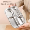 Hộp cơm giữ nhiệt Uchan SP07 inox 2-4 ngăn, quay lò vi sóng, khay cà mên - 199k 6