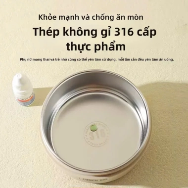 Hộp Cơm Giữ Nhiệt Văn Phòng 4 Tầng Inox 304 Chống Gỉ và Túi Đựng Giữ Nhiệt, Giá 99k