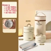 Hộp Cơm Giữ Nhiệt Văn Phòng 4 Tầng Inox 304 Chống Gỉ và Túi Đựng Giữ Nhiệt, Giá 99k 10