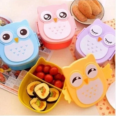 Hộp Cơm Trưa Nhựa Du Lịch Di Động Nhỏ Gọn cho Trẻ Em Bento Thực Phẩm Đựng Đồ Ăn Giá Giảm 28.875 VND