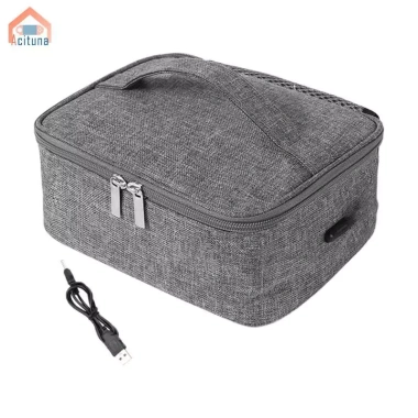 Hộp Cơm USB Vải Oxford Ấm Thực Phẩm Dã Ngoại – Nóng Nhanh, Phòng Gym – 268.920₫