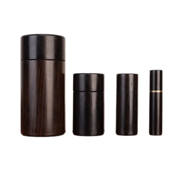 Hộp Đàn Hương Tím Gỗ Chắc Chắn - Giá Đỡ Tăm, Bảo Quản Trà Du Lịch, Gỗ Thuốc IHRJ 4