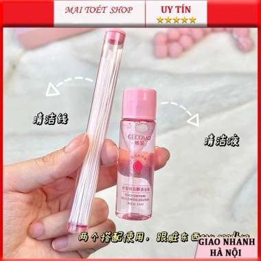 Hộp Dây Dung Dịch Vệ Sinh Lỗ Xỏ Khuyên Tai GECOMO - Nhỏ Gọn, An Toàn, Tiện Dụng, Giá 38.000₫ Giảm Giá