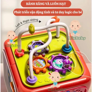 Hộp Đồ Chơi Âm Nhạc 6 Mặt Tiếng Anh Giáo Dục Bé Phát Triển MiaBaby 105.000 VND 4