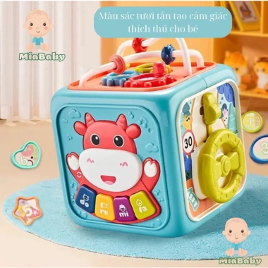 Hộp Đồ Chơi Âm Nhạc 6 Mặt Tiếng Anh Giáo Dục Bé Phát Triển MiaBaby 105.000 VND 5