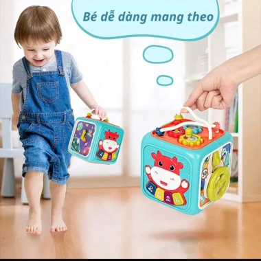 Hộp Đồ Chơi Âm Nhạc 6 Mặt Tiếng Anh Giáo Dục Bé Phát Triển MiaBaby 105.000 VND 6