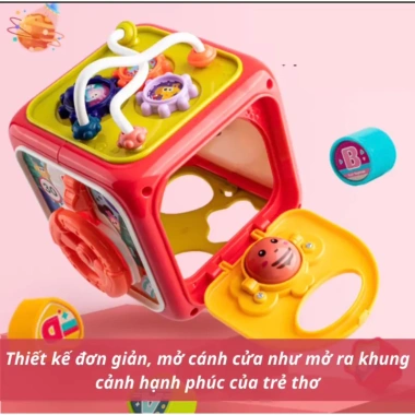 Hộp Đồ Chơi Âm Nhạc 6 Mặt Tiếng Anh Giáo Dục Bé Phát Triển MiaBaby 105.000 VND 8