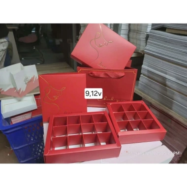 Hộp Đựng 10 Set Socola 8 9 12 Viên Set Hộp và Túi Giá Ưu Đãi 130.000 VND 2