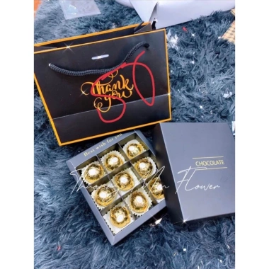 Hộp Đựng 10 Set Socola 8 9 12 Viên Set Hộp và Túi Giá Ưu Đãi 130.000 VND 5
