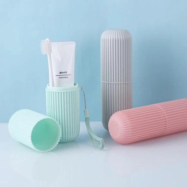 Hộp Đựng Bàn Chải Đánh Răng Du Lịch + Kem Đánh Răng - Tiện lợi, Giá 10.900₫