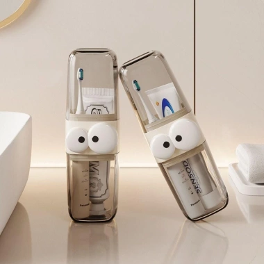 Hộp Đựng Bàn Chải Đánh Răng Du Lịch Mắt Dễ Thương - Tiện Lợi, Bảo Vệ Kem Đánh Răng, Giá Ưu Đãi 59.900₫