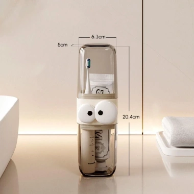 Hộp Đựng Bàn Chải Đánh Răng Du Lịch Mắt Dễ Thương - Tiện Lợi, Bảo Vệ Kem Đánh Răng, Giá Ưu Đãi 59.900₫