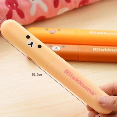Hộp Đựng Bàn Chải Đánh Răng Du Lịch Rilakkuma Đáng Yêu - Giá 9.500 VND 8