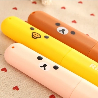 Hộp Đựng Bàn Chải Đánh Răng Du Lịch Rilakkuma Đáng Yêu - Giá 9.500 VND 9
