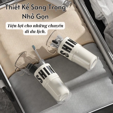 Hộp Đựng Bàn Chải Du Lịch 3 trong 1 Nắp Đậy Đa Năng Cốc Nhỏ Gọn Tiện Lợi Giá 50.000đ