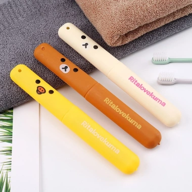 Hộp Đựng Bàn Chải Du Lịch Gấu Rilakkuma Đáng Yêu - MERCA Giá 9.500₫ 2