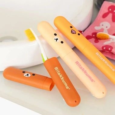 Hộp Đựng Bàn Chải Du Lịch Gấu Rilakkuma Đáng Yêu - MERCA Giá 9.500₫ 3