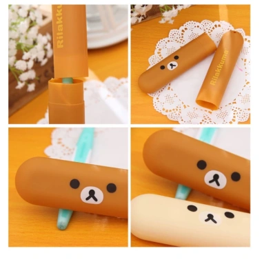 Hộp Đựng Bàn Chải Du Lịch Gấu Rilakkuma Đáng Yêu - MERCA Giá 9.500₫ 7