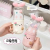 Hộp đựng bàn chải du lịch nắp đậy và cốc thỏ nơ dễ thương, giá 48,999₫