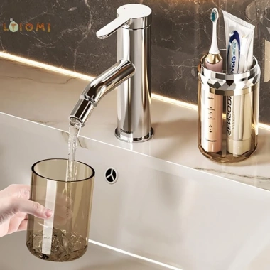 Hộp đựng bàn chải du lịch nhựa 2 ngăn cốc rửa & nước súc miệng - chỉ 55.000₫