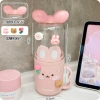 Hộp đựng bàn chải du lịch và cốc súc miệng gấu thỏ cute, sticker 3D, nơ nổi - 53.999đ 7