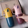 Hộp đựng bàn chải KANNERT du lịch - Nắp cốc dễ thương tích hợp, chỉ 49.280₫ 3