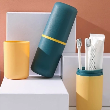 Hộp đựng bàn chải & kem đánh răng du lịch sang trọng, màu sắc - Giá 15.299₫